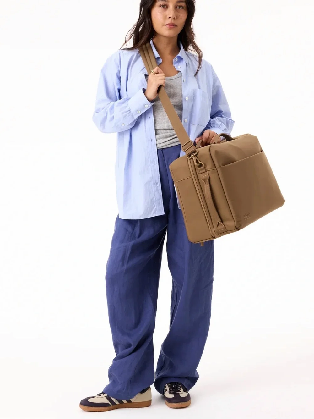 NWT - BEIS Ultimate Travel Duffle  in Camel